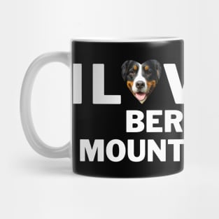 I love my bernese mountain dog Mug